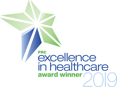 Logo: PRC Excellence in Healthcare Award Winner 2019